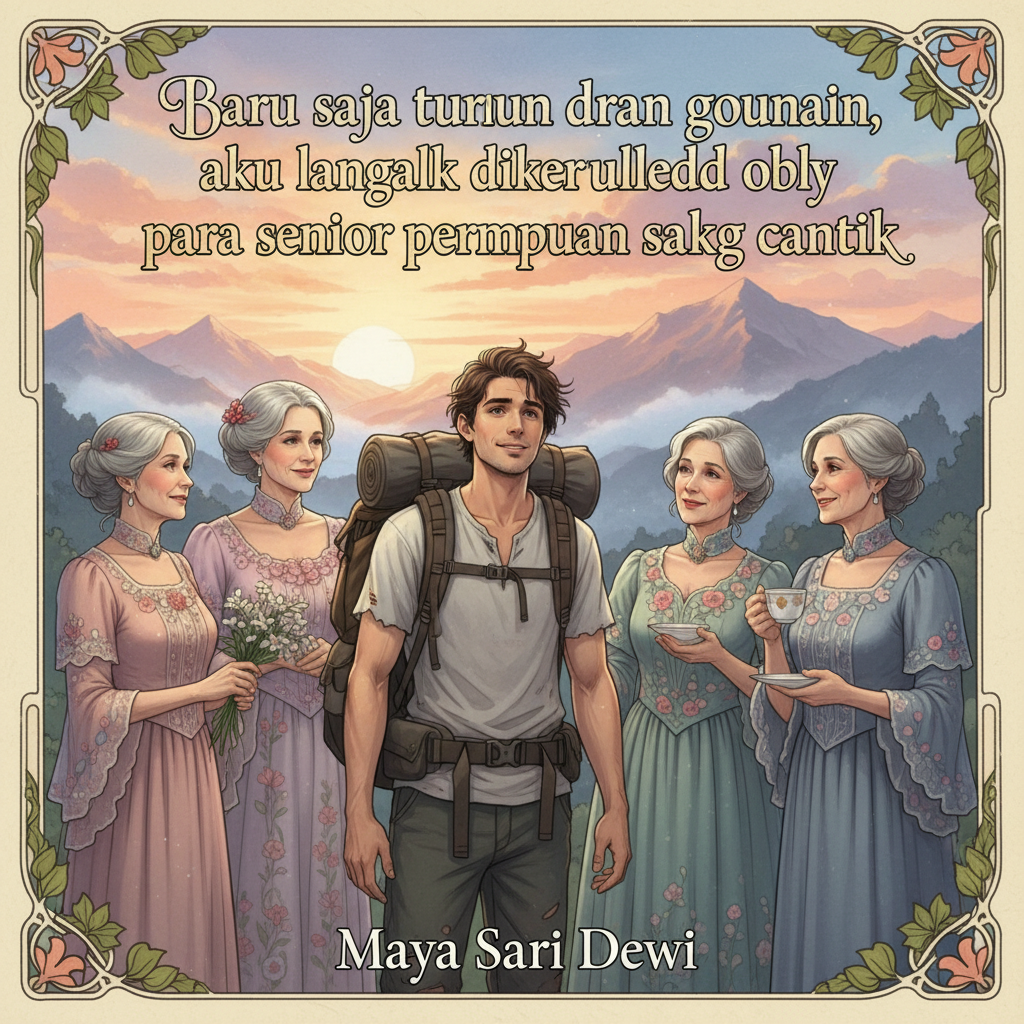 Baru saja turun dari gunung, aku langsung dikelilingi oleh para senior perempuan yang cantik.